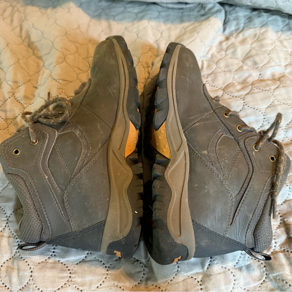 Timberland Gray Boots Rugged Lace-Up Design‎ Mt Maddsen Waterproof Hiking size 5 - Picture 4 of 6